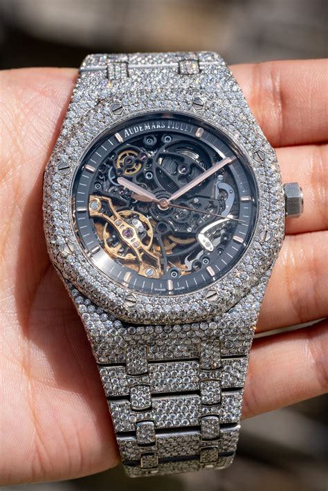 audemars piguet diamond watch|audemars piguet skeleton diamond.